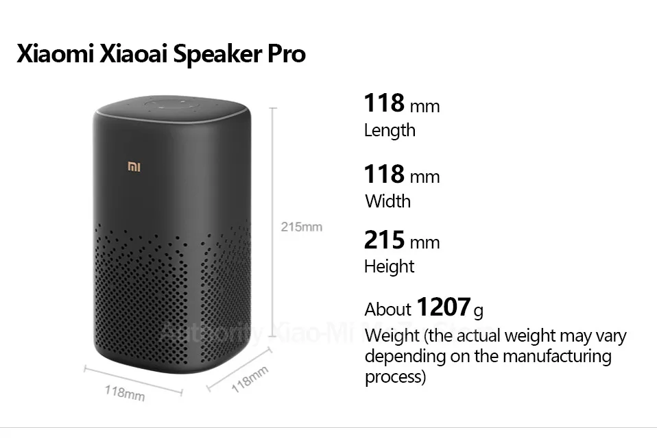 Xiao mi XiaoAI Bluetooth динамик Pro HiFi аудио чип Bluetooth сетчатый шлюз стерео Инфракрасный контроль mi динамик Android Iphone