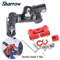 compound bow recurve bow stabilizer double sided v bar quick disconnect damper rod stabilizer for archery hunting accessories