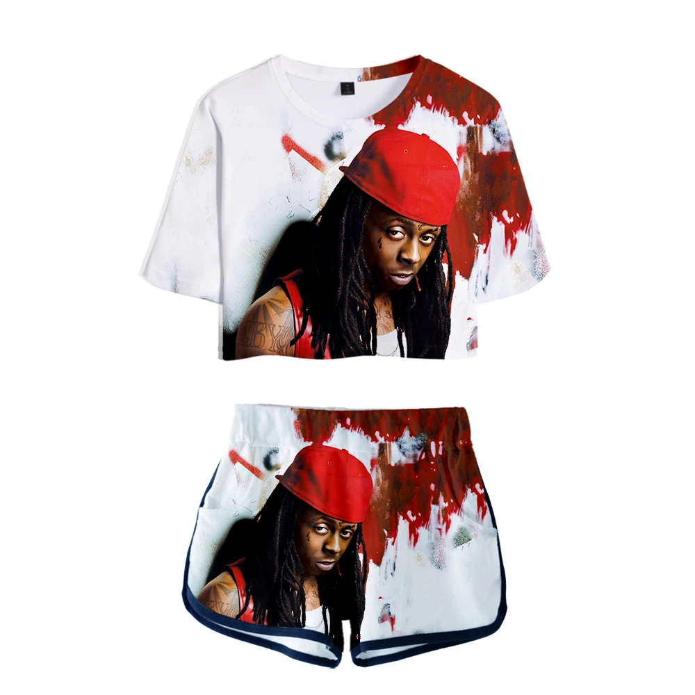 

F.T в стиле «хип-хоп» толстовки для мальчиков, реперские кепки Lil Wayne Дуэйн Майкл Картер младший 3D комплекты из двух предметов для женщин модна...