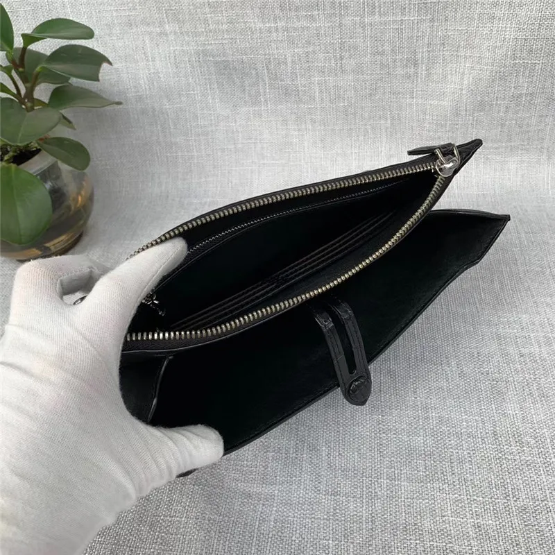 Аутентичные экзотические крокодиловой кожи живота Для Мужчин's Бизнес женские