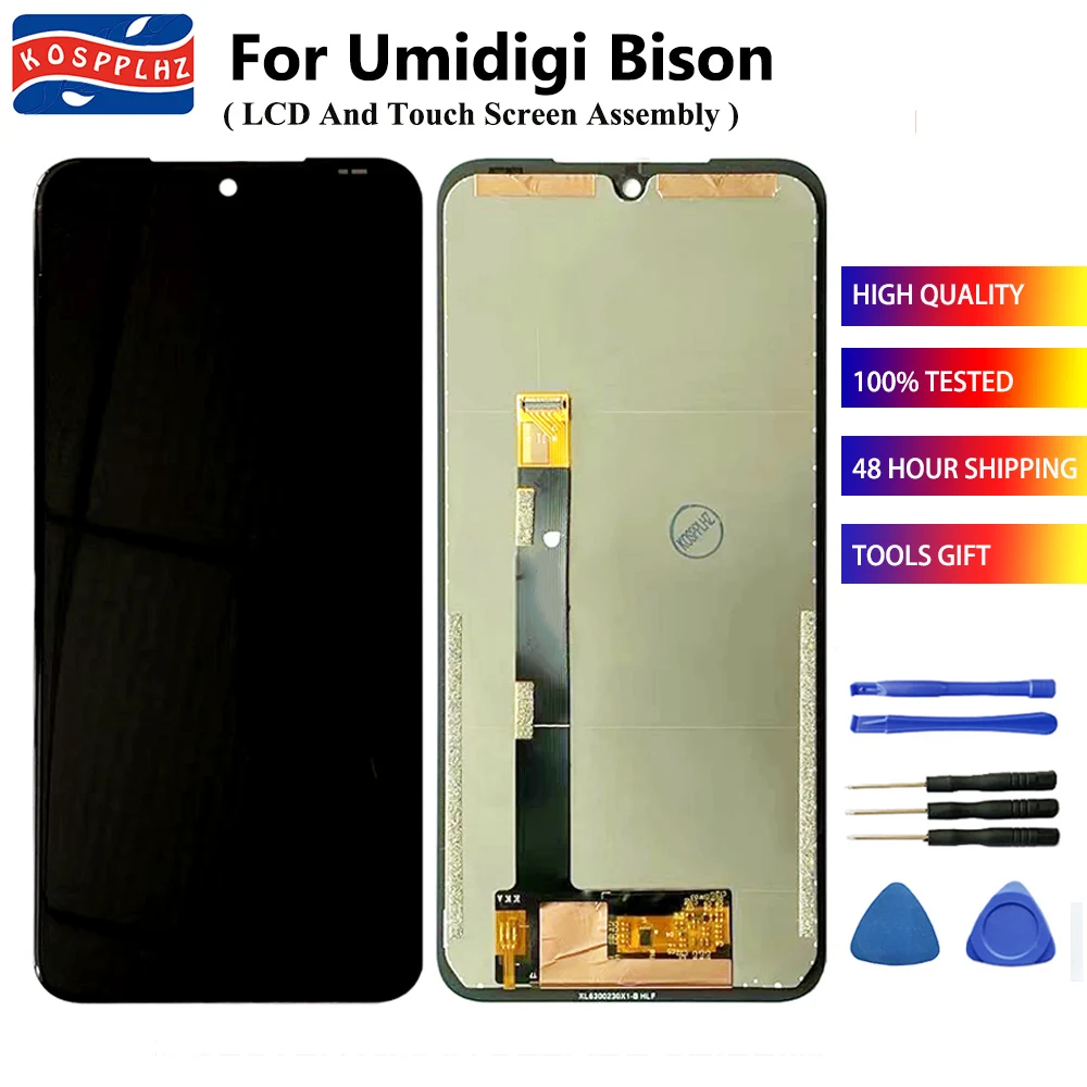 KOSPPLHZ 6 3 &quotдля ЖК дисплея Umidigi Bison + кодирующий преобразователь сенсорного экрана в