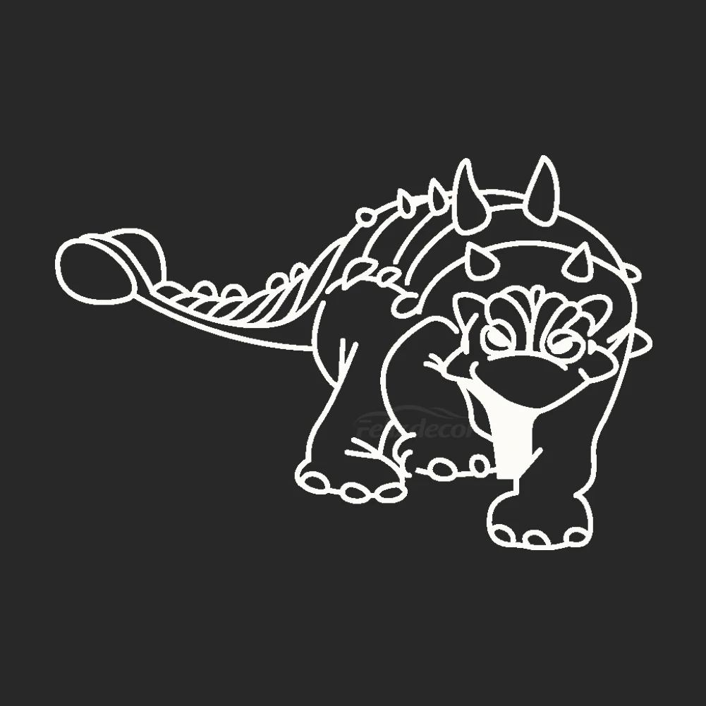 Виниловая наклейка для автомобиля с изображением динозавра анкилозавра