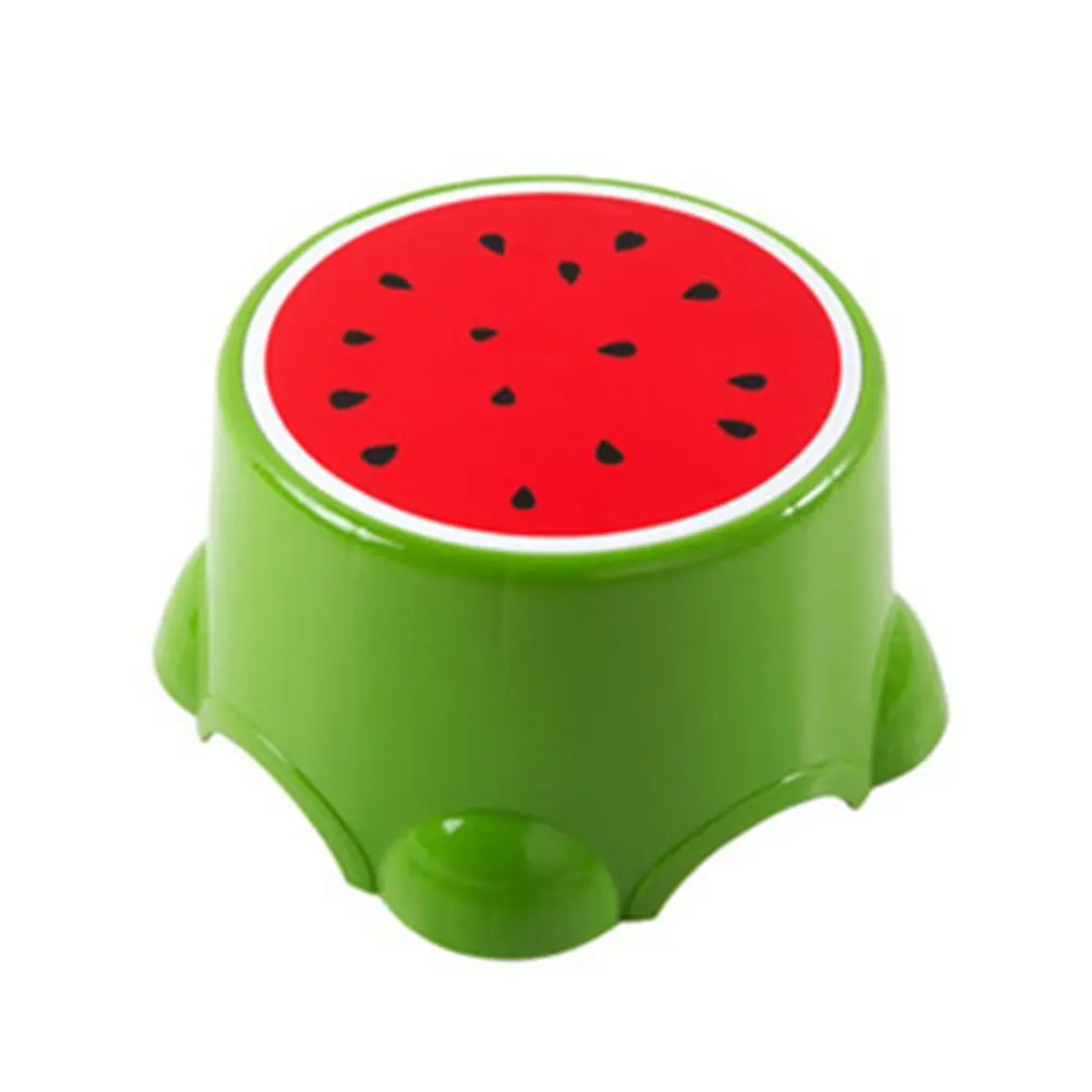 4 Colors Lovely Stools Fruit Pattern Living Room Non-slip Bath Bench Child Stool Changing Shoes | Мебель