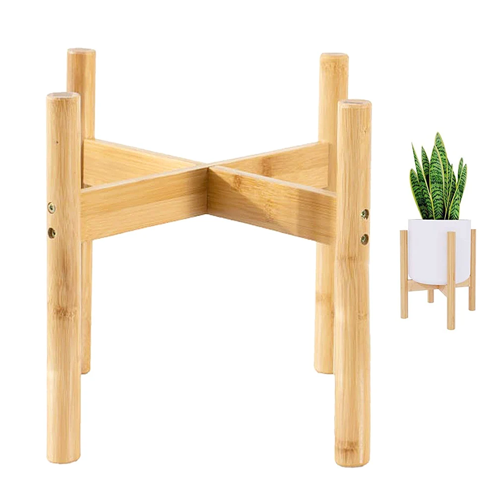 

Simple Wooden Flower Pot Stand Floor-Standing Flower Pot Bonsai Holder Flower Pot Rack Shelf Home Decoration Supplies