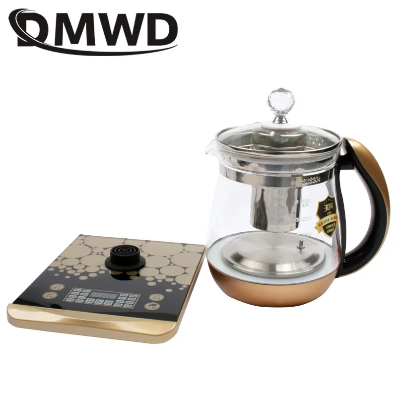 DMWD 110 V многофункциональный Электрический сохранения здоровья чайник Чай горшок Стекло горячей воды отопительный котел Термальность цветок Чай горшок фильтр нам