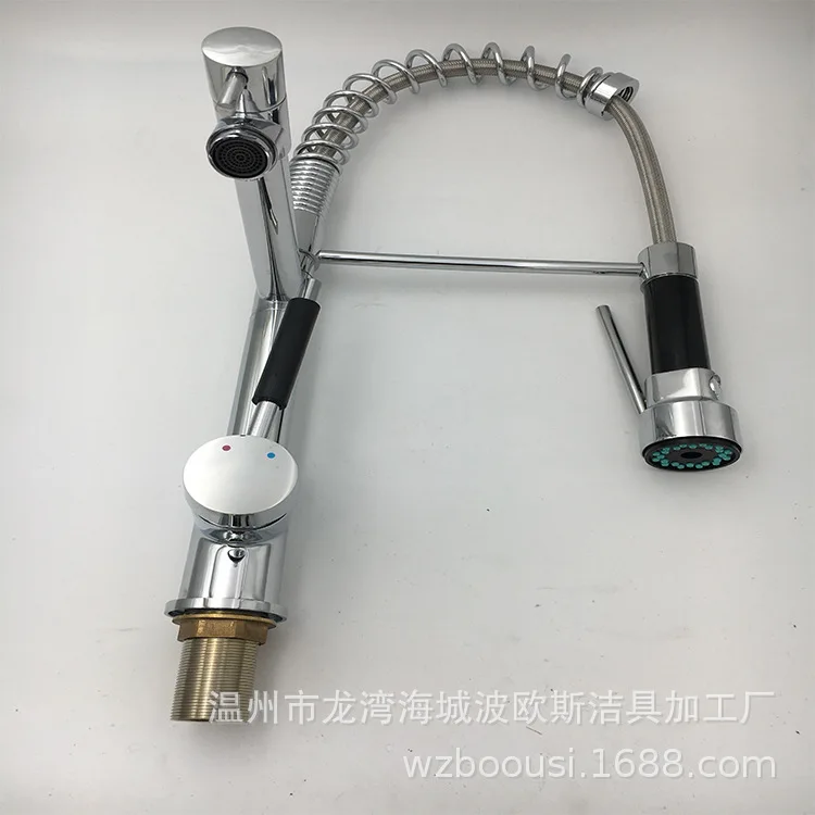 値段 単一のハンドルステンレス鋼キッチン蛇口スパイラルキッチン蛇口コールドとホットtorneirasデcozinhaホームセンターEZ50CF