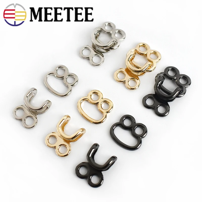 10pcs 18/23/27mm Mink Coat Buttons Sweater Trousers Dress Connection Hasp Hook Buckles for Clothing Sewing Accessories | Дом и сад