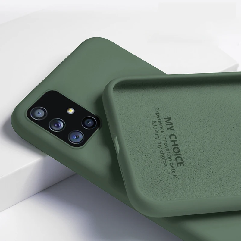 

Liquid Silicone full Case New Soft phone case For Samsun A51 A50 S10 Plus S8 S9 S20 FE S21 Plus Ultra S10E A71 A70 A21S A31