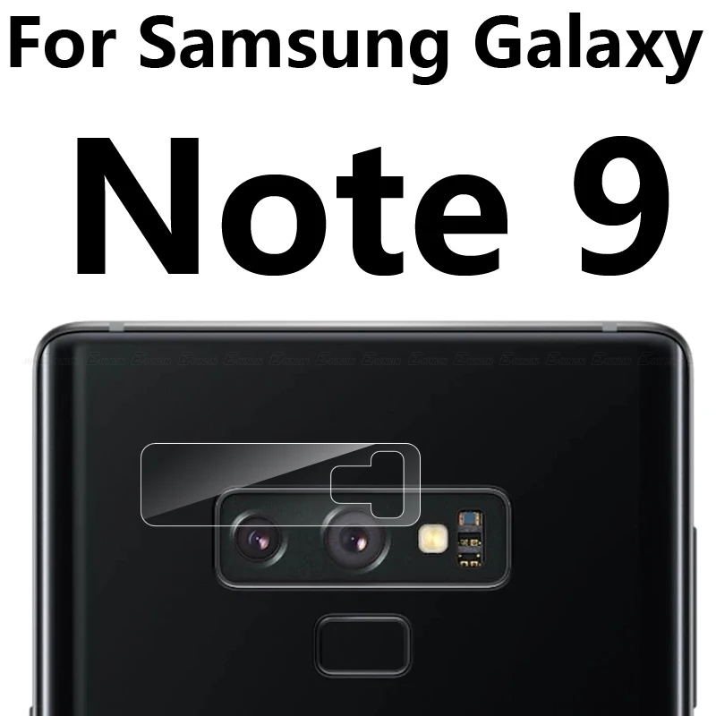 Задняя Защитная пленка для объектива камеры из закаленного стекла для samsung Galaxy S10 5G S10e S9 S8 Plus S7 edge Note 10 9 8 - Цвет: For Samsung Note 9