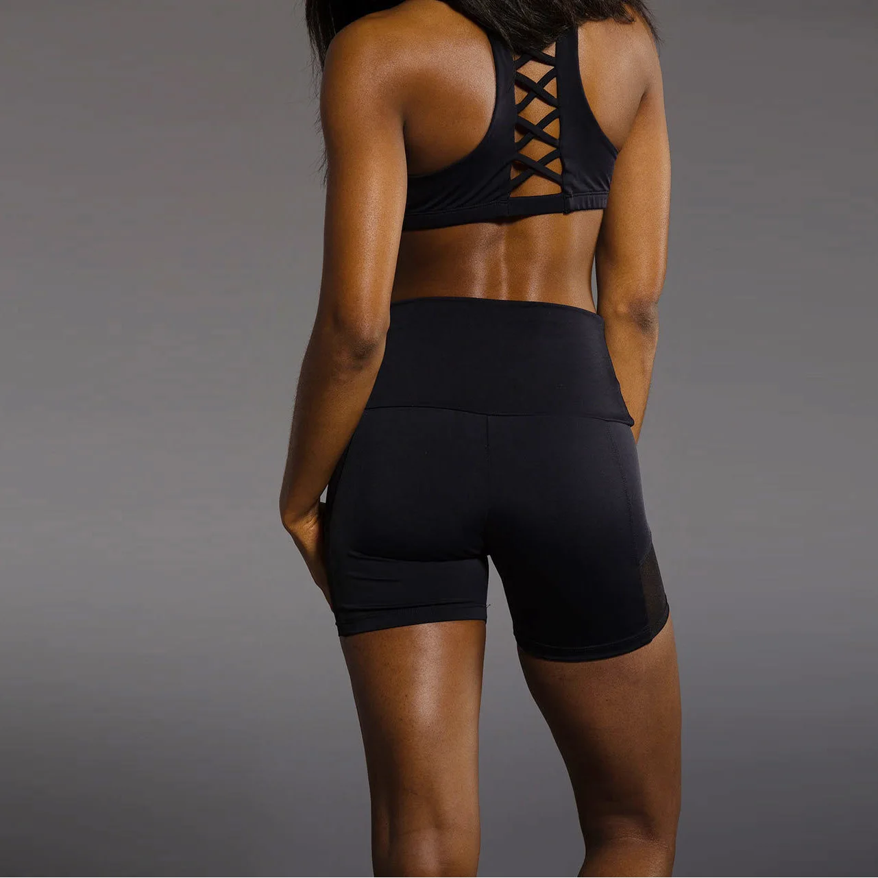 Женские шорты для йоги леггинсы одежда фитнеса с высокой талией женские