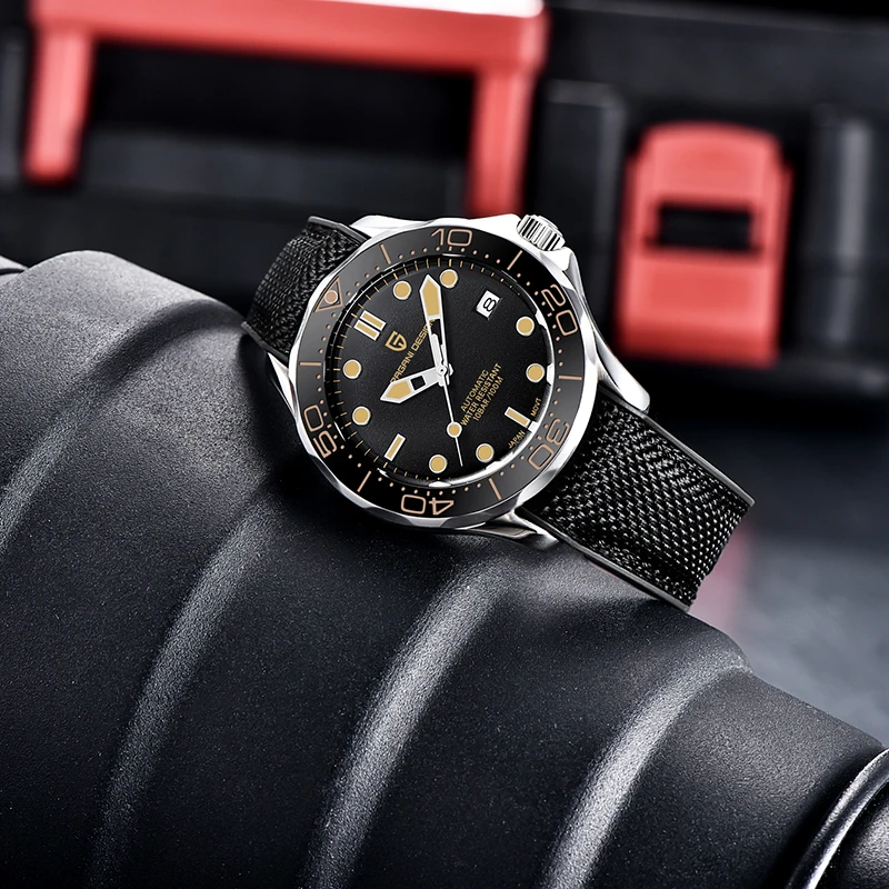 

2020 PAGANI Design FashionMens Luxury Watch Men's Mechanical Stainless Steel Waterproof Sports Watch Curved Sapphire Mirror