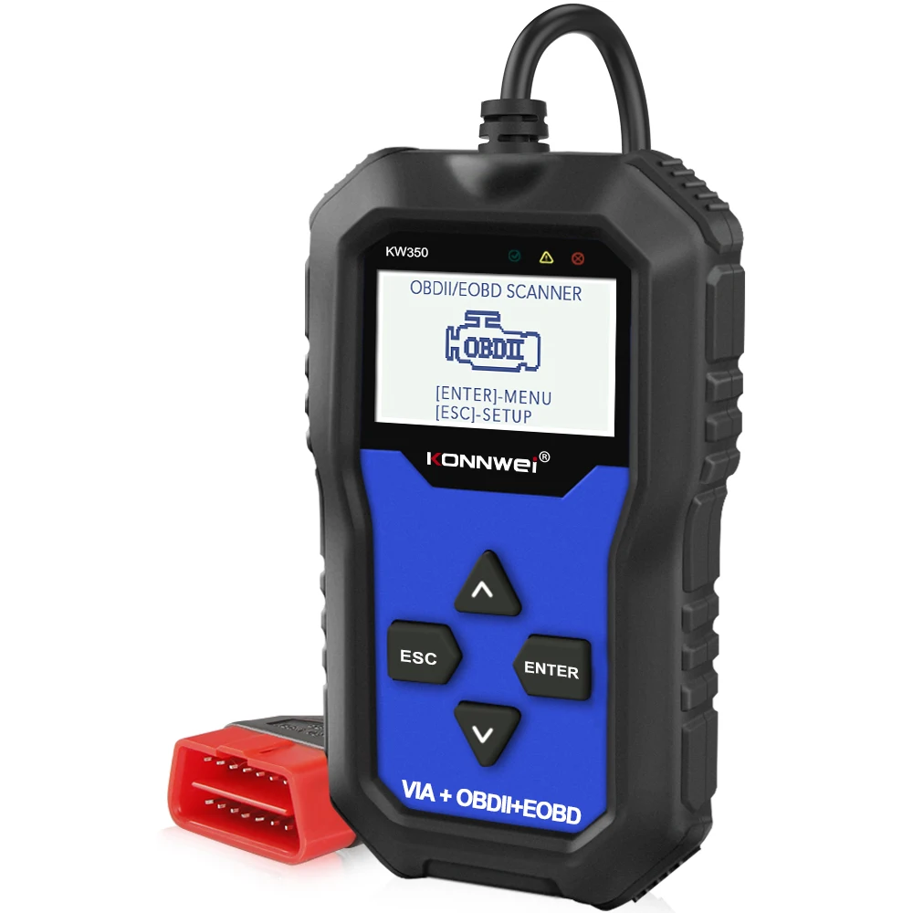 Сканер KONNWEI KW350 Obd2 профессиональный полнофункциональный диагностический сканер