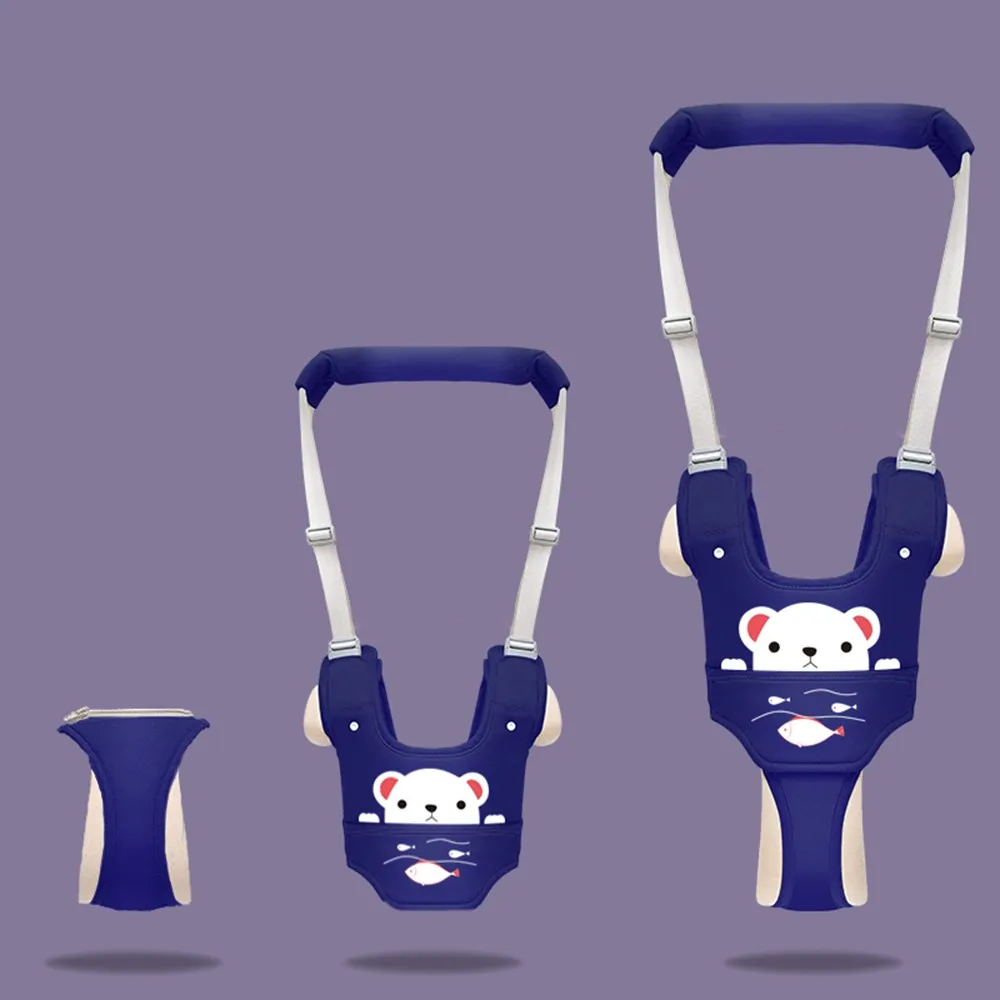 C dark blue Ходунки для детей, учимся ходить, Детский рюкзак с ремнем для детей, ходунки для малышей, Детская упряжь для малышей - Цвет: C dark blue