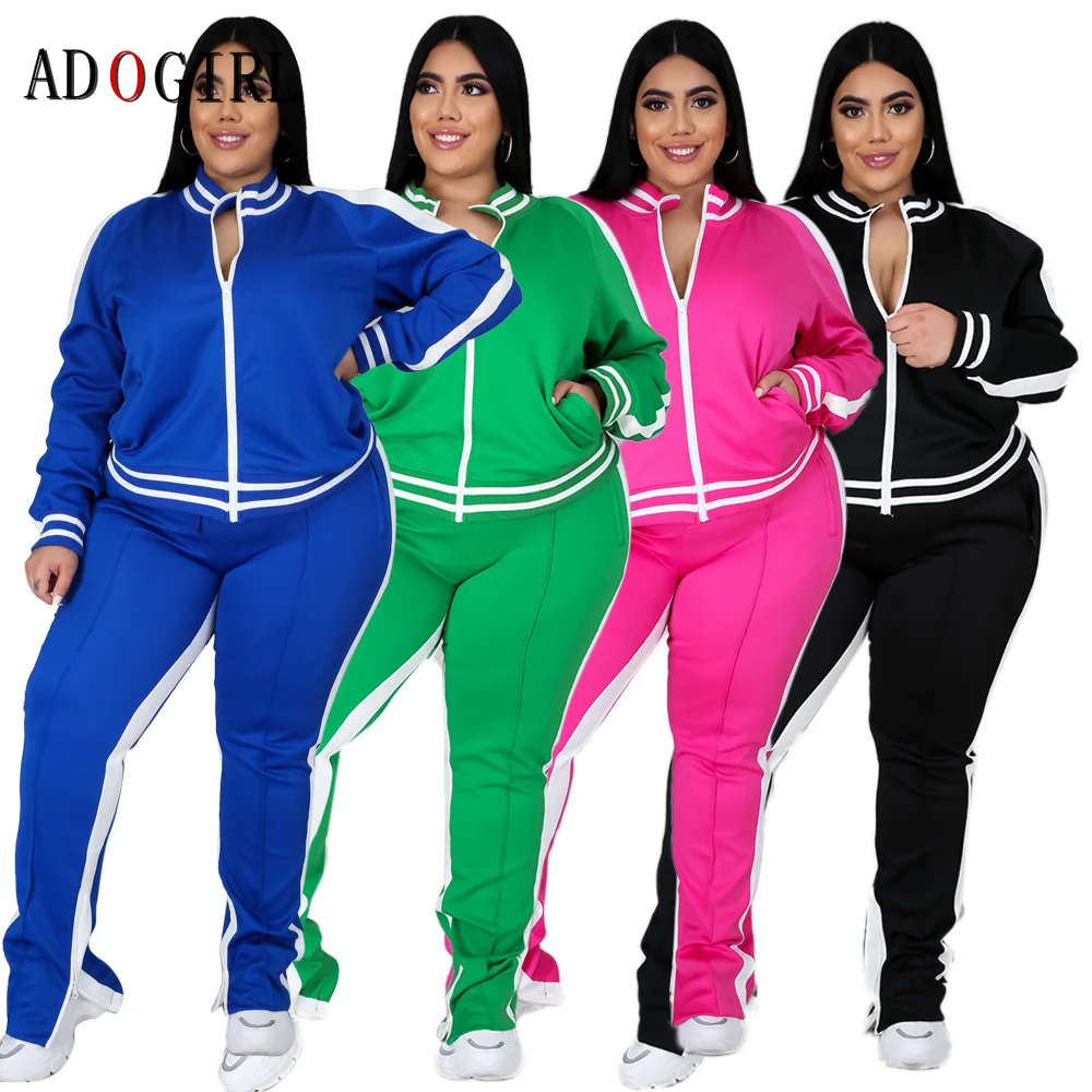 Adogirl комплект из 2 предметов женский модный спортивный костюм повседневный для