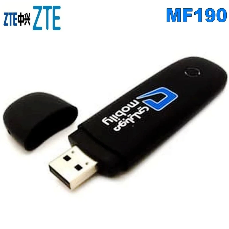 ZTE разблокированный MF190 3G GSM 21 Мбит/с USB Мобильный широкополосный модем |