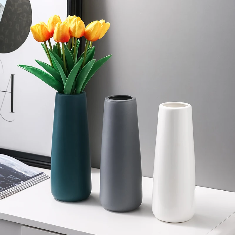 

Vase Ceramic Living Room Decoration 2021 Nordic Home Decor Modern Flower Pots интерьер для дома декор декор комнаты Wazon