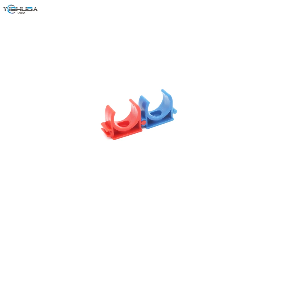 SONGZHI PVC-U red and blue pipe clamp forced code line fittings electrician U-shaped wall card genuine | Обустройство дома