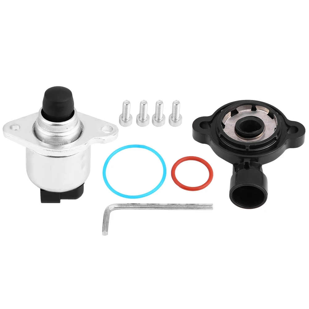 Для LS1 LS6 черный пластик дроссельной заслонки положение холостого хода воздуха