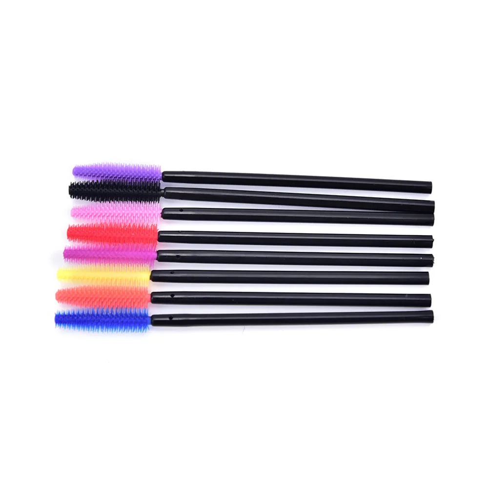 

Hot Sale 10 Pcs/lot Makeup Brushes Makeup Cosmetic Disposable Eyelash Brush Mascara Wand Applicator Kit Cosmetic Tools
