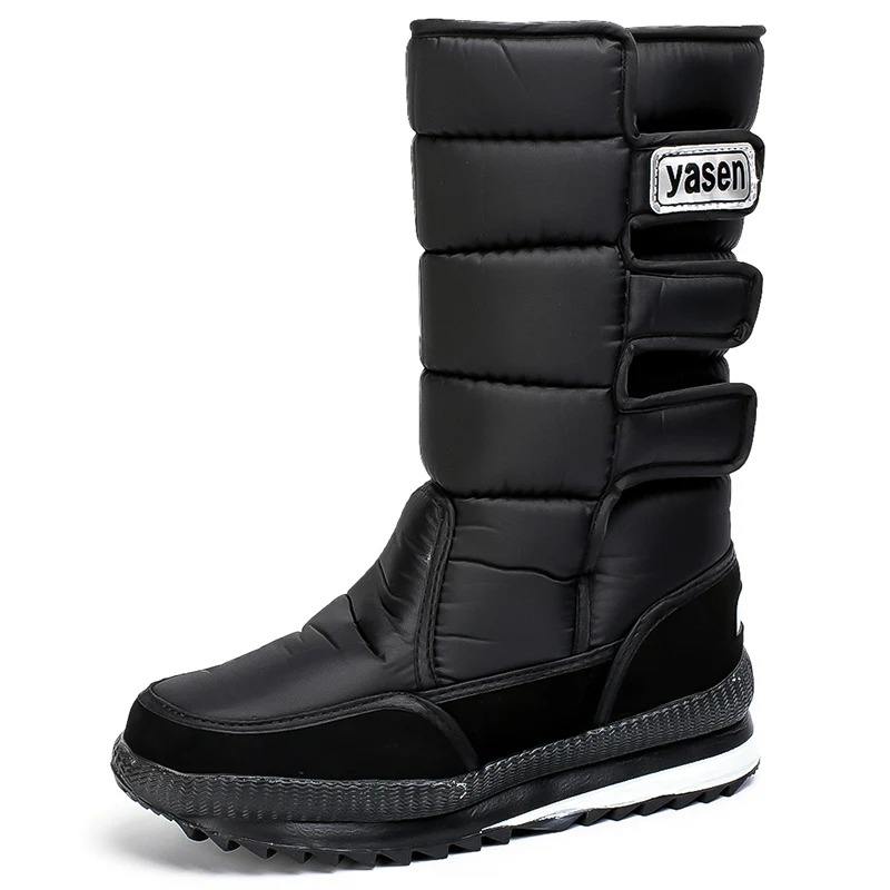 Зимние ботинки мужские водонепроницаемые зимние с мехом зимняя обувь