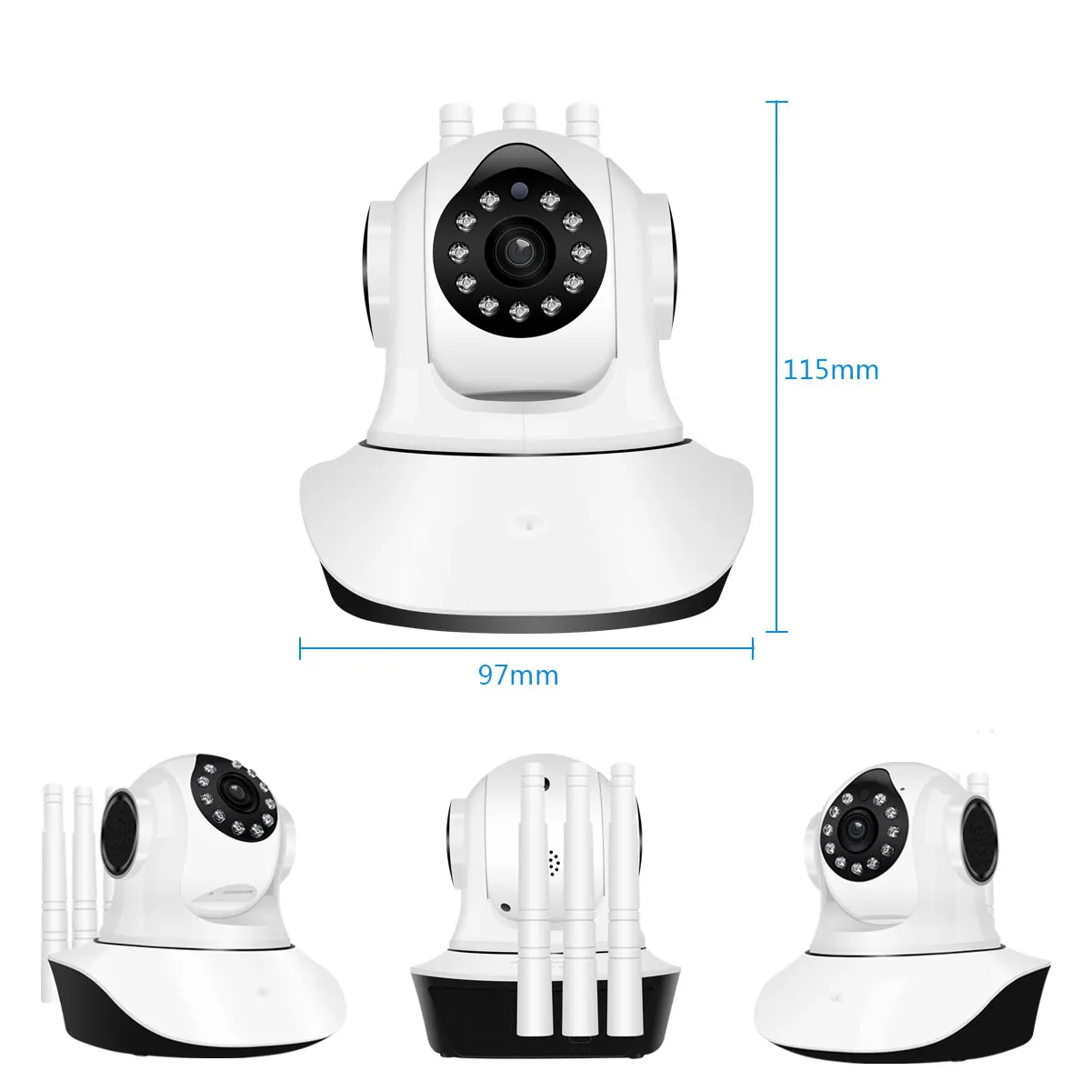 Pet камера 1080P беспроводная Wifi ip-камера веб-камера домашняя камера безопасности Wi-Fi сетевая камера наблюдения камера 2-мегапиксельная камера ночного видения