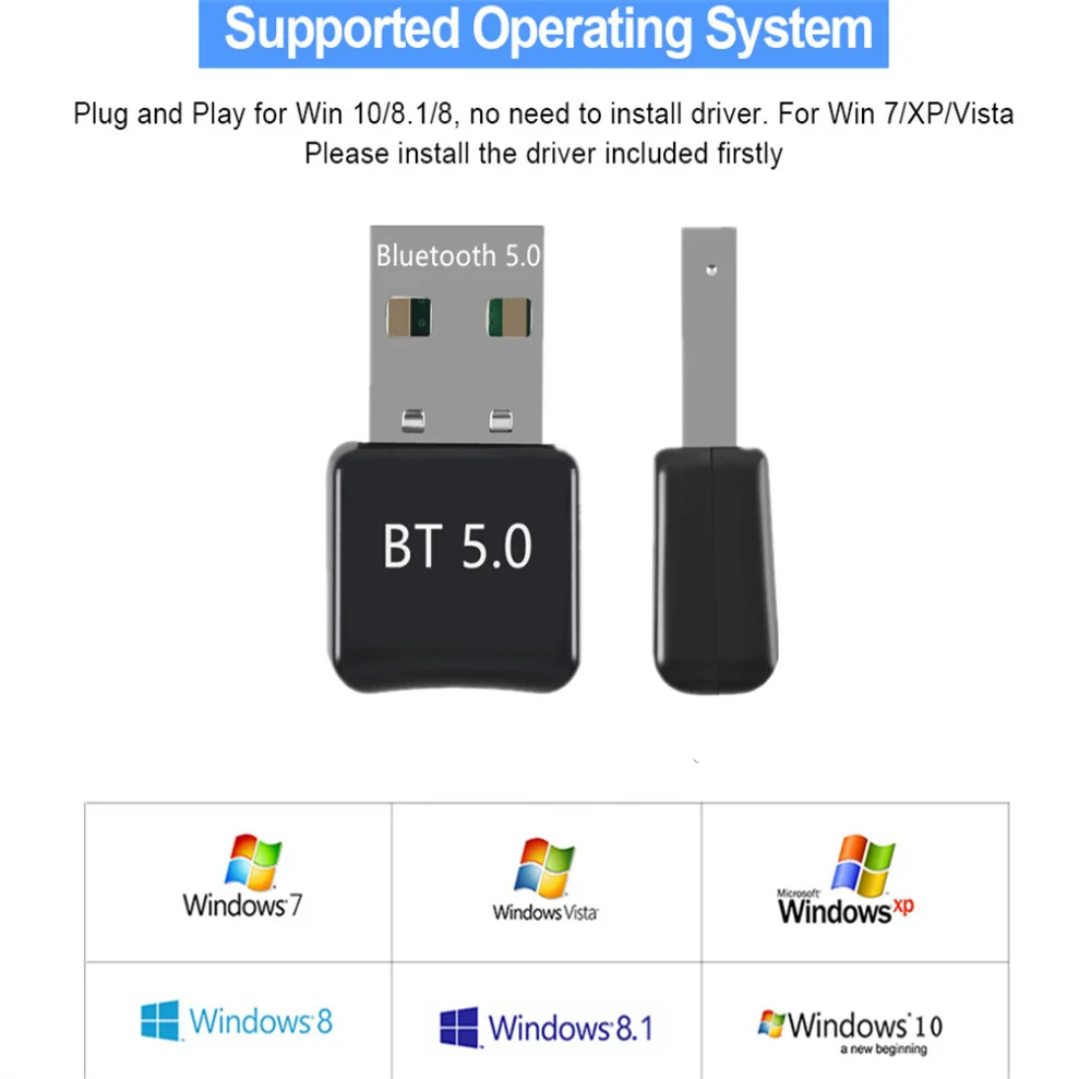 USB Bluetooth 5 0 адаптер приемник ключ 4 для ПК ноутбука 5.0 Адаптер BT |