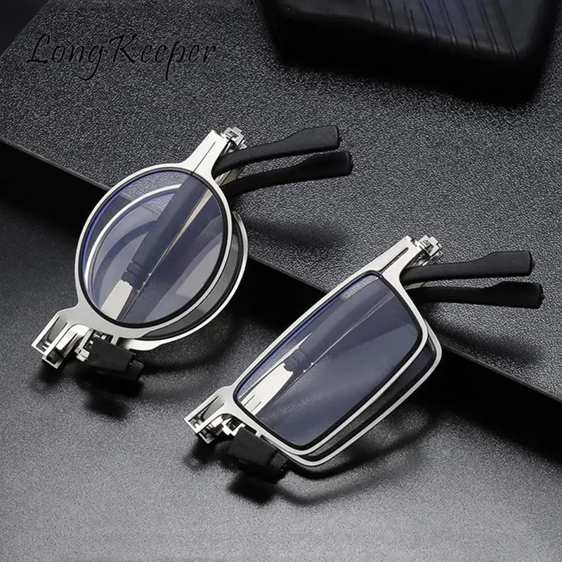 

Складные очки для чтения, женские очки с чехлом, складные маленькие очки для чтения, очки для дальнозоркости с защитой от сисветильник, очки для чтения