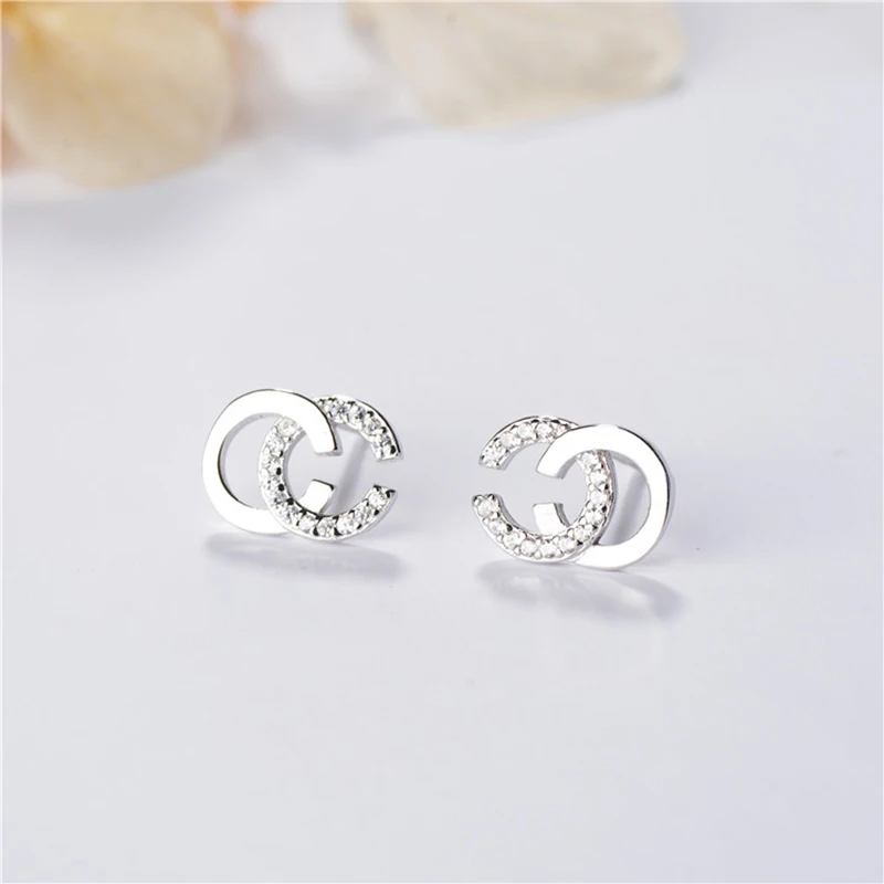 ЛМС серебро Цвет в Корейском стиле новый сверкающий с украшением виде кристаллов