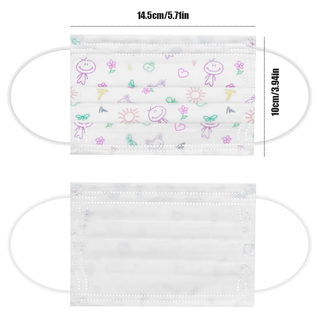 

Headband mascarilla Easter Children's Mask Disposable Face Mask Industrial 3Ply Ear Loop 50PC mscarilla masque