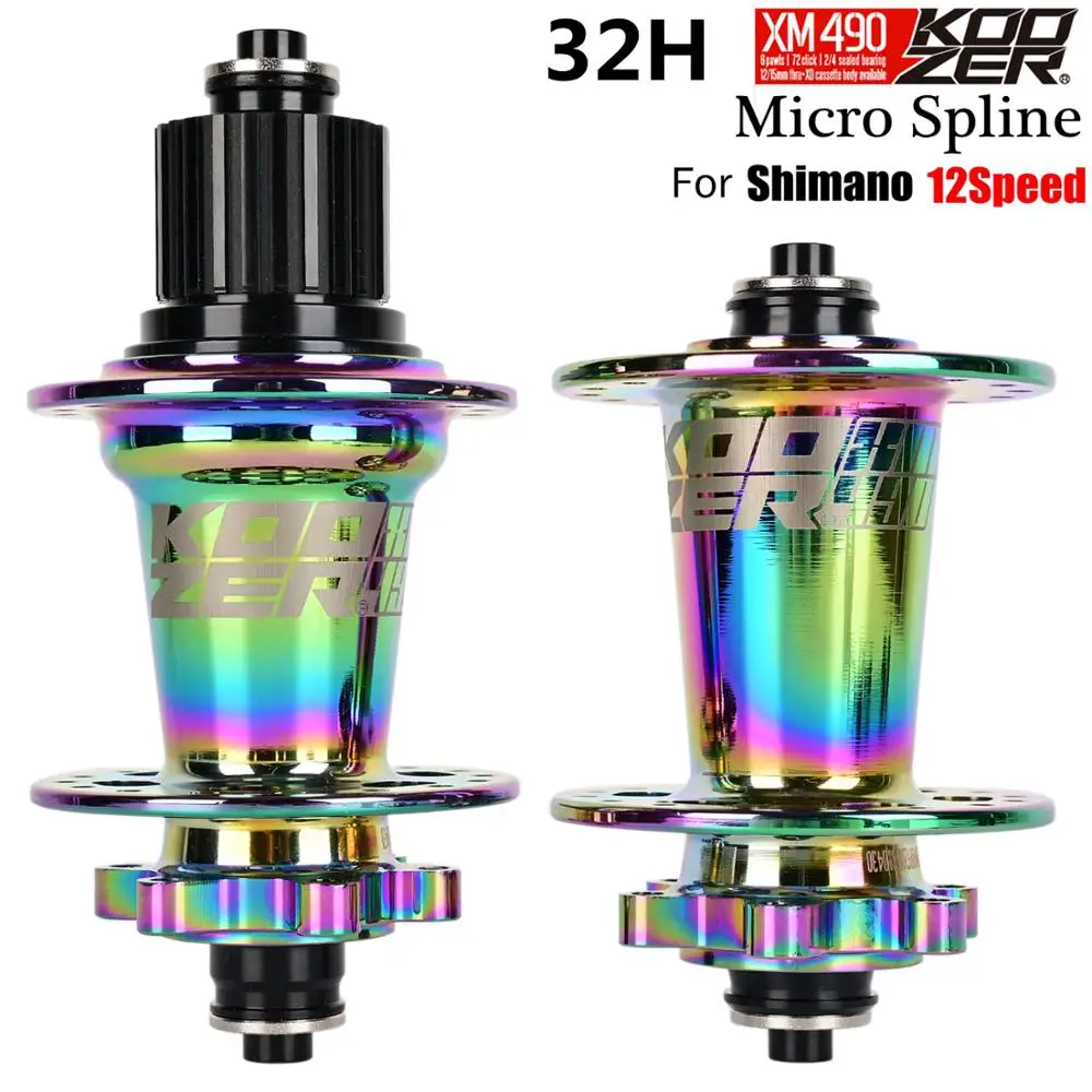 Велосипедная втулка Micro Spline freehub KOOZER XM490 PRO велосипедная 135x10 142x12 мм MS 12 скоростей MTB