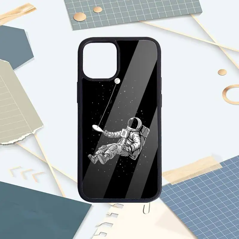 

Astronaut Phone Case PC for iPhone 11 12 pro XS MAX 8 7 6 6S Plus X 5S SE 2020 XR