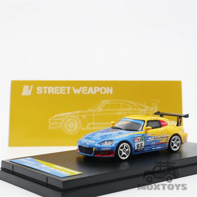 

Уличное оружие 1:64 Honda s2000ложка Sports Racing #95 Ver.2 литая модель автомобиля