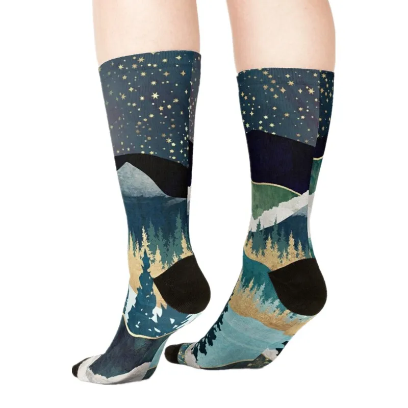 

2021 Women's socks kawaii Surprised Patrick Printed Socks Woman harajuku Happy Funny Novelty cute girl gift Socks for women