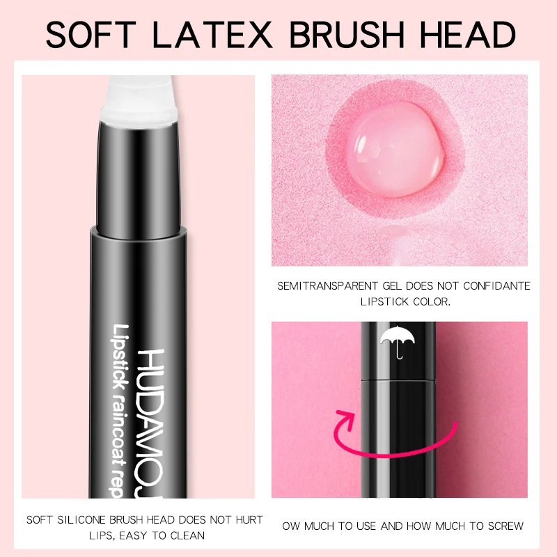 3 мл Помада фиксирующие губы глазурь дождевик цвет губ стойкая увлажняющая не