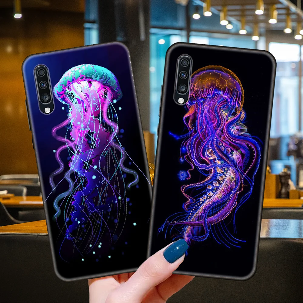 Чехол для телефона Samsung Galaxy A70 A71 A51 A50 A40 A30 A10 A20 E S черный чехол водонепроницаемый 3D