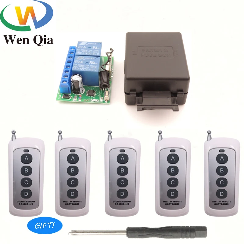 Универсальный беспроводной пульт дистанционного управления 433 МГц 12 В