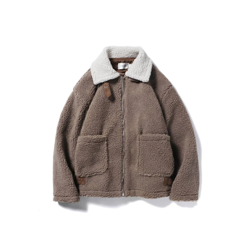 2019 зимние мужские сохраняющие тепло белые парки куртки одежда из овечьей шерсти