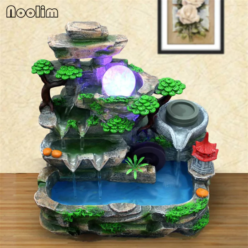 Креативный рокерский водяной фонтан колесо для воды маленькая рыба украшение