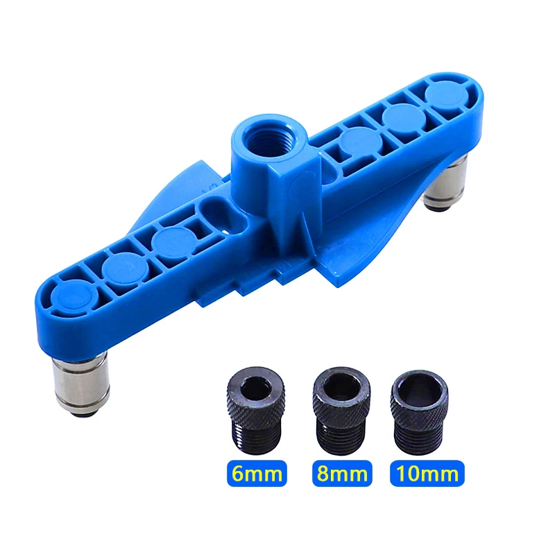 

Woodworking Oblique Hole Jig 6/8/10mm Locator Drill Bits Pocket Hole Jig Kit Drill Guide Set Hole Puncher DIY Carpentry Tools