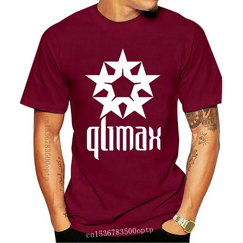 

Qlimax men's short sleeve T-shirt, rock band design, loose, round neck and print, 2021