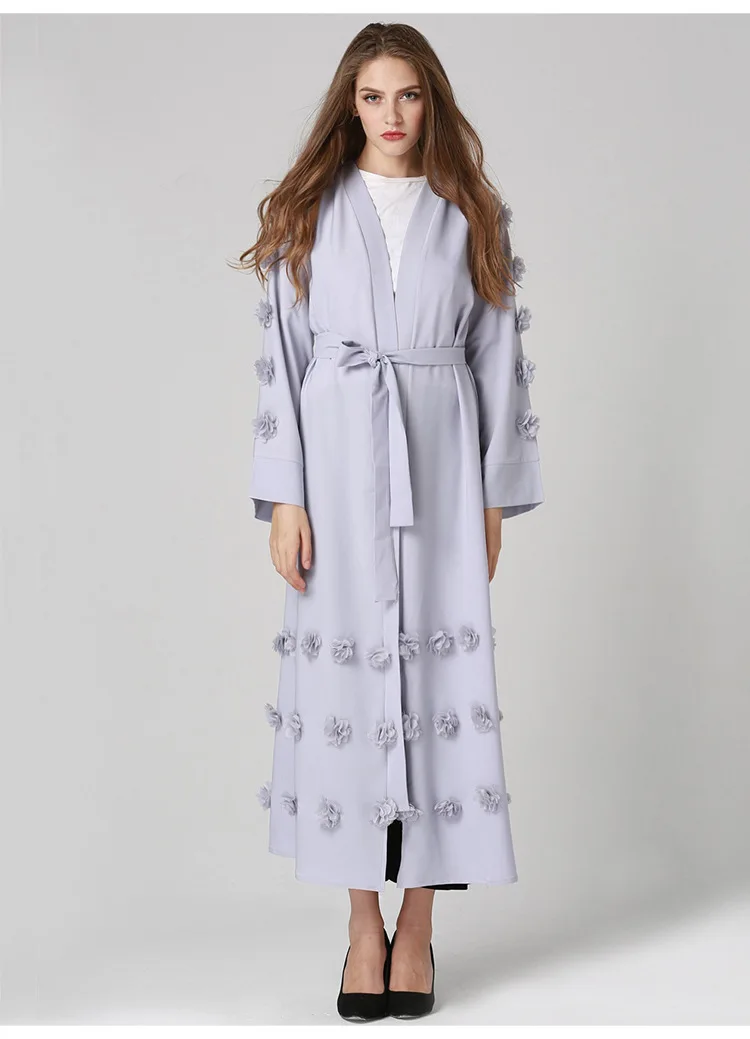 Женское вечернее платье-кардиган мусульманские турецкие платья с большими