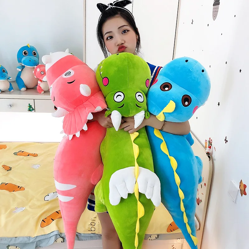 Новые милые Мультяшные Плюшевые игрушки-Динозавры хобби огромный Тираннозавр