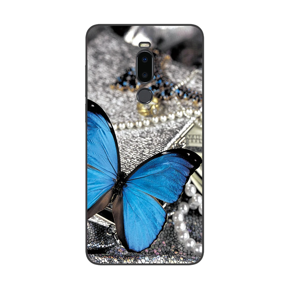14 GUCOON силиконовый чехол для Meizu Note 8 Note8 6,0 дюймов Чехол Мягкий ТПУ защитный чехол для телефона с изображением волка Роза Цветы Чехол-бампер - Цвет: 14