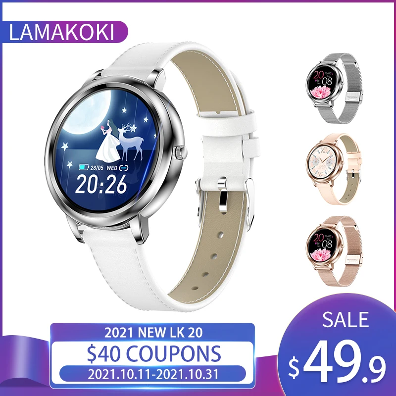 

LAMAKOKI 2021 NEW LK20 Smart Watch Blood Pressure Step Information Reminder Female Sleep Monitoring Heart Rate Smart Bracelet