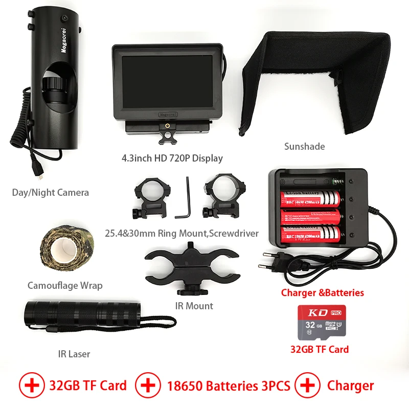 Megaorei2 прицел ночного видения охотничьи прицелы Оптика охотничья камера Дикая