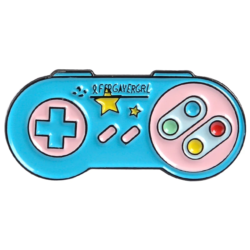 Компьютерная игровая машина портативная игровая консоль цифровой видеомагнитофон группа Броши с пиктограммами и мягкие эмалированные Значки для мужчин и женщин - Окраска металла: Style7
