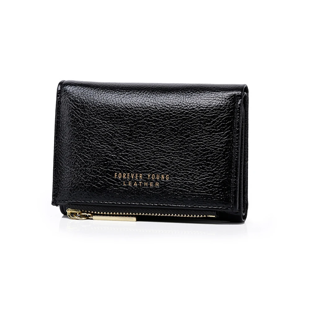 Мини кошелек из искусственной кожи для мужчин и женщин маленький клатч на молнии