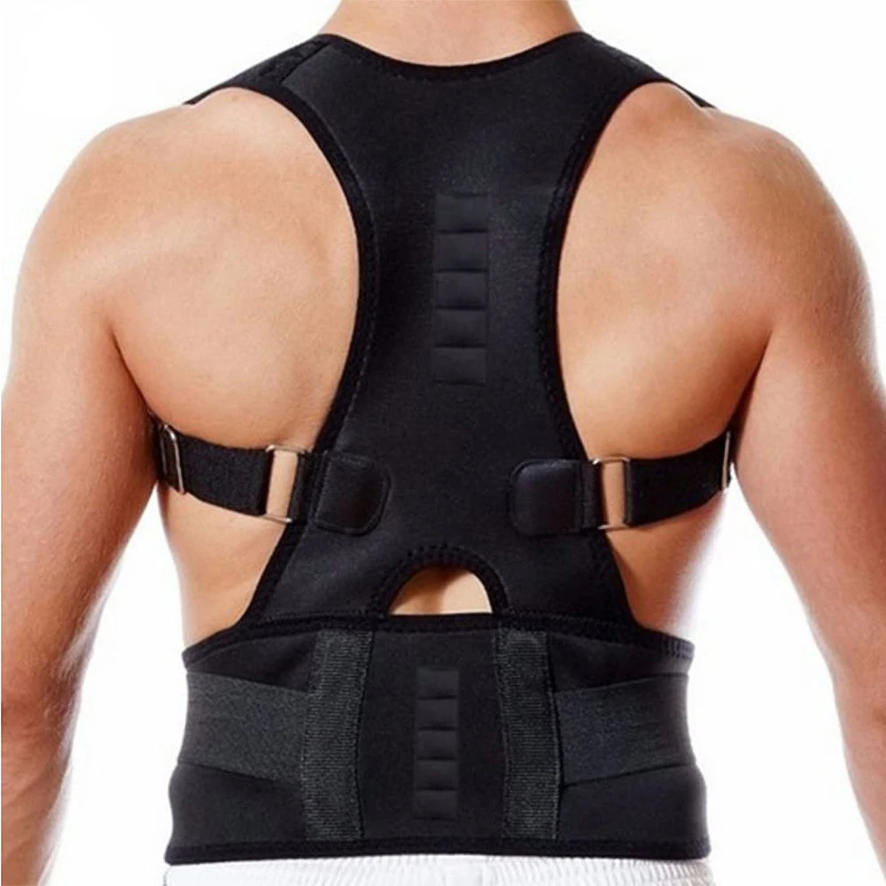 

Body Massager Back Posture Magnetic Shoulder Corrector Support Brace Belt Adjustable Therapy Straight Back Improve Temperament