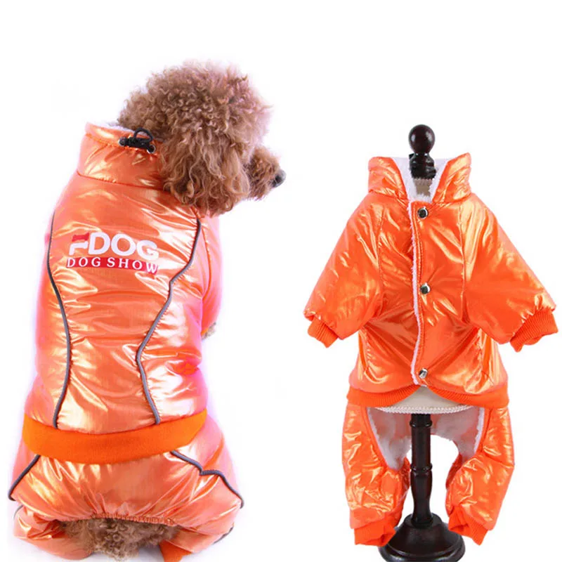 

Waterproof Dog Coat Reflective Dog four leg Jumpsuit Jacket Warm Pet Clothing for Medium Dogs French Bulldog Puppy Pet Supplies