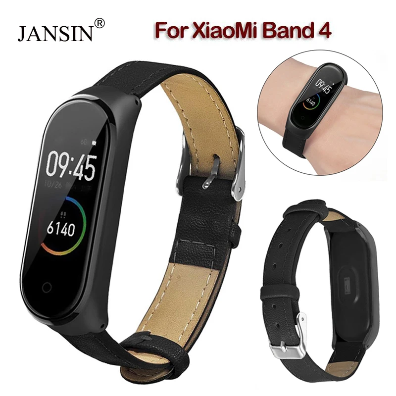 Mi band 4 Смарт часы кожаный ремешок для xiaomi mi Band браслет аксессуары ремешок|Ремешки